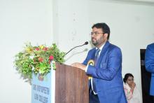Chief Guest Delivering the Speech